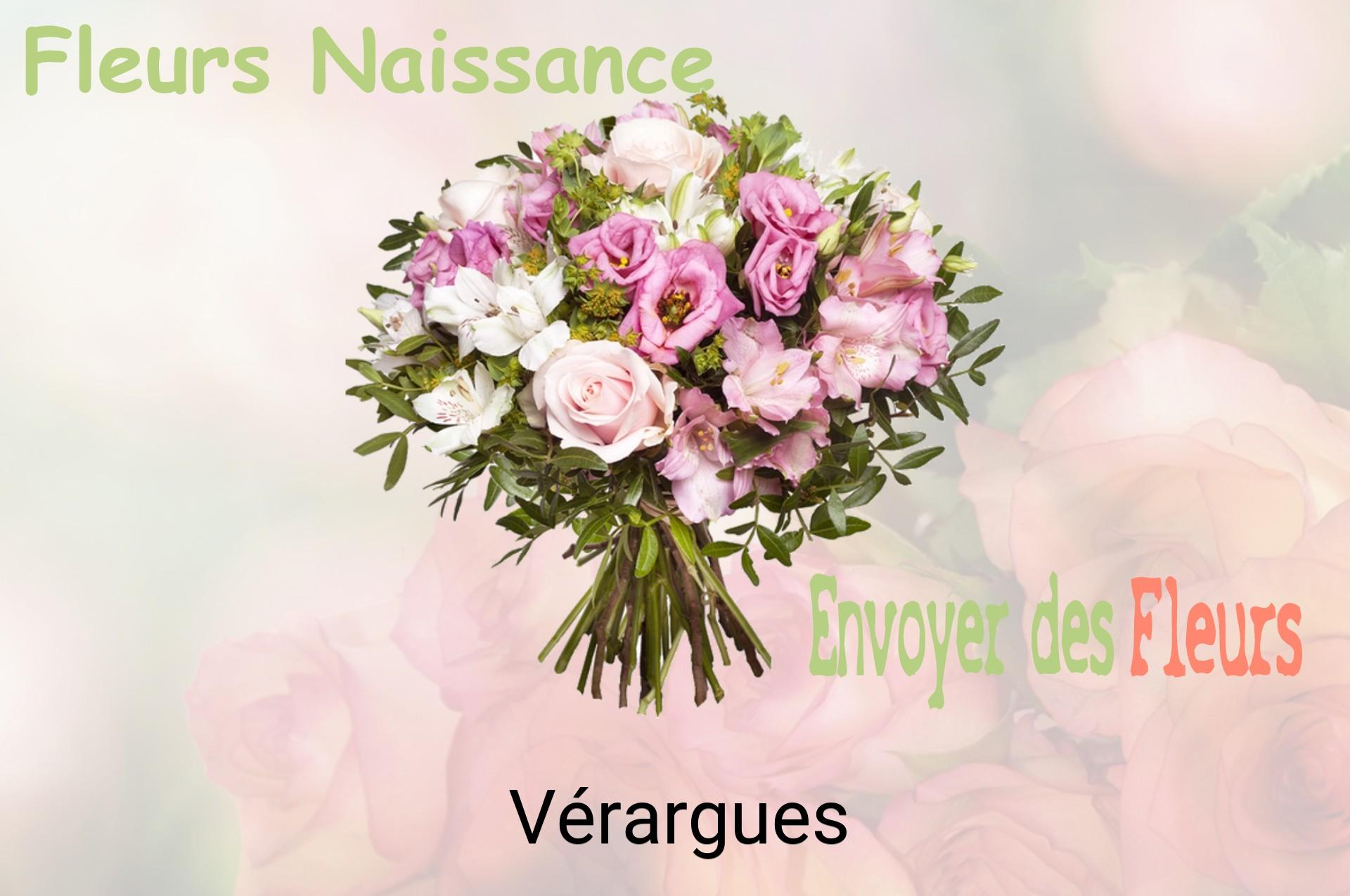 Bouquet de fleurs de naissance livré à Vérargues